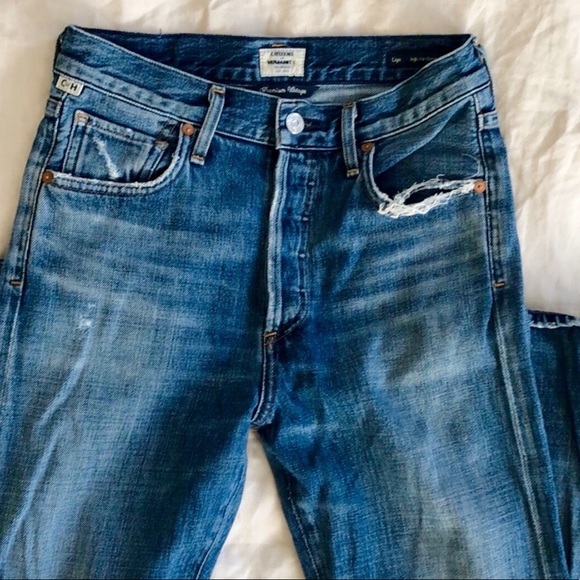 Citizens Of Humanity Denim - COH high rise classic fit crop Liya jeans